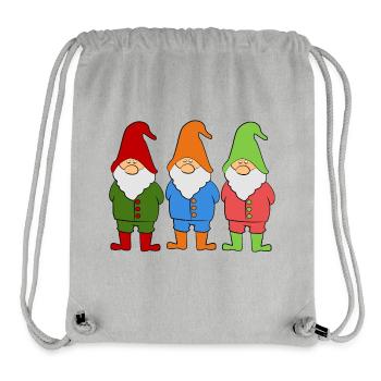 Wichtel Zwerge - Stanley/Stella recycelter Gym Bag - Grau meliert - Vorne