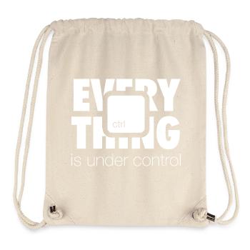Under ctrl (dark) - Stanley/Stella Recycled Gym Bag - natural - Front