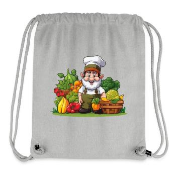Chef at Gemüseparadies - Stanley/Stella Recycled Gym Bag - heather grey - Front