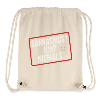 Sarcasm me? Never. - funny topic for the office - Stanley/Stella Recycled Gym Bag - natural - Front
