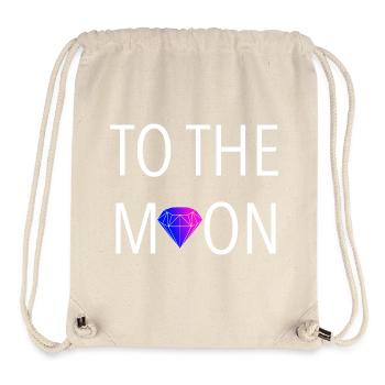 Zum Mond Diamant Logo - Stanley/Stella recycelter Gym Bag - Naturweiß - Vorne