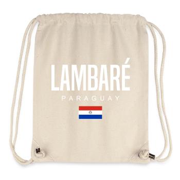 Lambaré Paraguay Paraguayans - Sac à cordon recyclé Stanley/Stella - blanc naturel - Devant