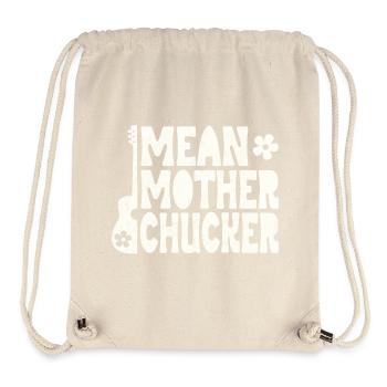 Mean Mother Chucker à la guitare - Sac à cordon recyclé Stanley/Stella - blanc naturel - Devant