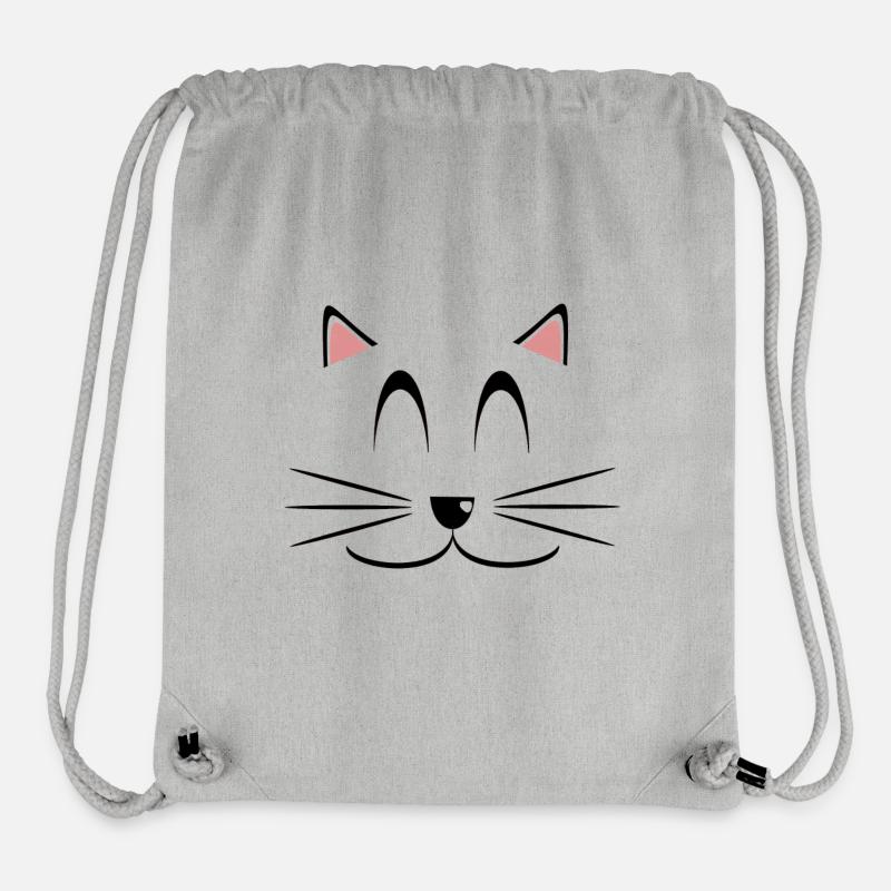 KatzeGesichtNew - Stanley/Stella recycelter Gym Bag - Grau meliert