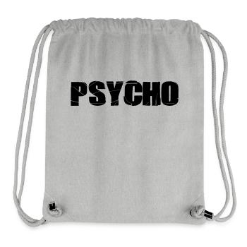 PSYCHO - Stanley/Stella recycelter Gym Bag - Grau meliert - Vorne