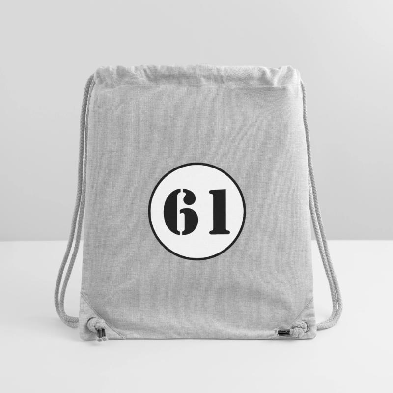 NUMMER 61 Einundsechzig Geburtstag Geschenk Stanley/Stella recycelter Gym Bag