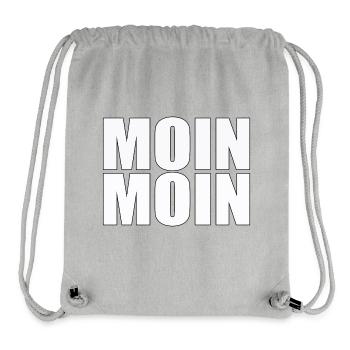 MOIN MOIN - Stanley/Stella recycelter Gym Bag - Grau meliert - Vorne