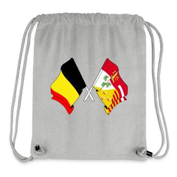 Flag of Belgium, flag Liège - Stanley/Stella Recycled Gym Bag - heather grey - Front