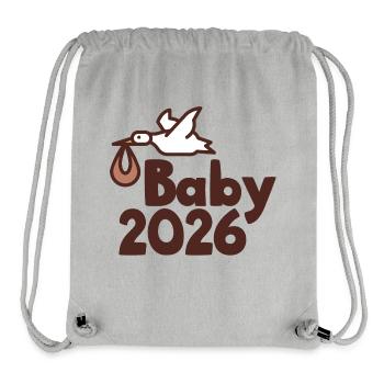 Stork Baby 2026 - Stanley/Stella Recycled Gym Bag - heather grey - Front