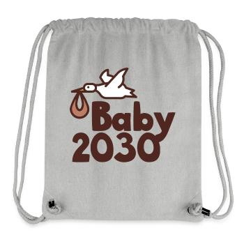 Stork Baby 2030 - Stanley/Stella Recycled Gym Bag - heather grey - Front