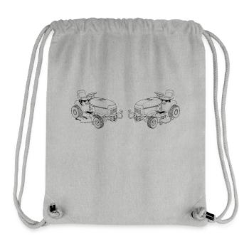 Rasenmäher - Stanley/Stella recycelter Gym Bag - Grau meliert - Vorne