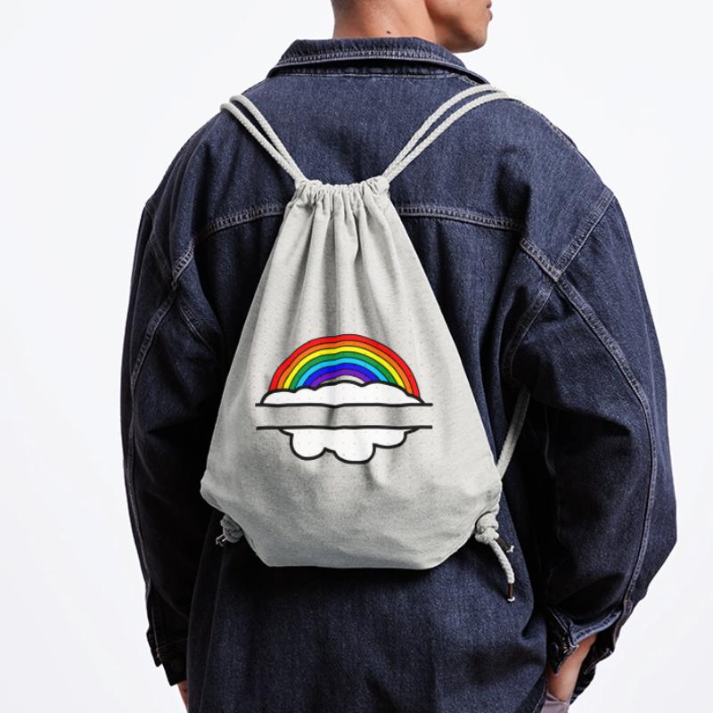 Rainbow cloud name banner Stanley/Stella Recycled Gym Bag