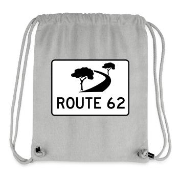 garden route - Stanley/Stella recycelter Gym Bag - Grau meliert - Vorne