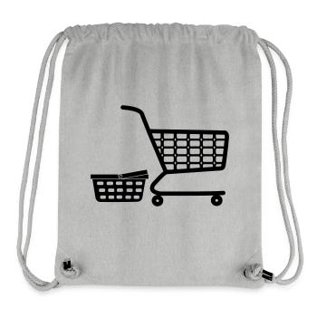 Shopping cart and basket - Stanley/Stella Recycled Gym Bag - heather grey - Front