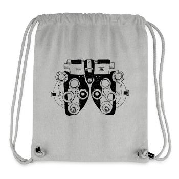 Phoropter Augenoptik Optometrie - Stanley/Stella recycelter Gym Bag - Grau meliert - Vorne