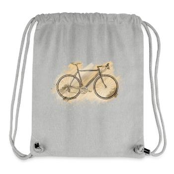 Rennrad - Stanley/Stella recycelter Gym Bag - Grau meliert - Vorne