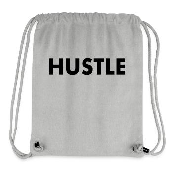 Hustle - Stanley/Stella recycelter Gym Bag - Grau meliert - Vorne