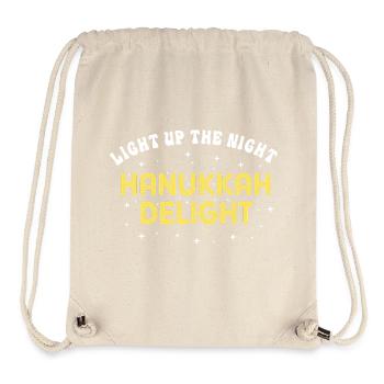 Hanukkah Chanukkah Hanukah - Stanley/Stella recycelter Gym Bag - Naturweiß - Vorne