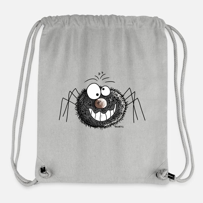 Arachnida - Sac à cordon recyclé Stanley/Stella - gris chiné