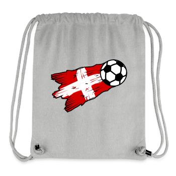 Swiss football - Stanley/Stella Recycled Gym Bag - heather grey - Front