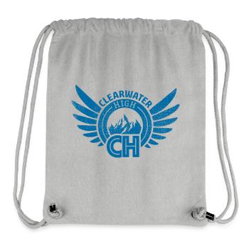 Le film de Woodwalker, Clearwater High Emblem - Sac à cordon recyclé Stanley/Stella - gris chiné - Devant