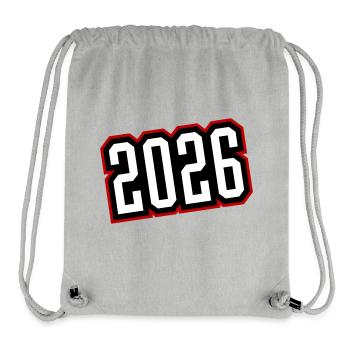 2026 - Stanley/Stella Recycled Gym Bag - heather grey - Front