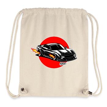 Inferno Turbo Car Burst - Stanley/Stella recycelter Gym Bag - Naturweiß - Vorne