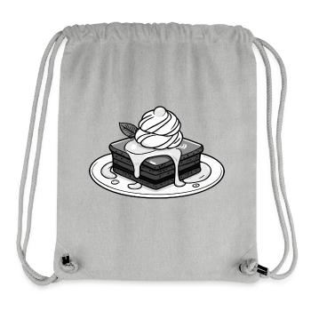 Hot Brownie - Stanley/Stella recycelter Gym Bag - Grau meliert - Vorne