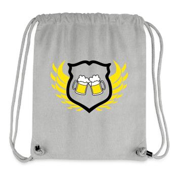 bier_wappen - Stanley/Stella Recycled Gym Bag - heather grey - Front