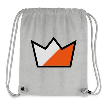 König der Orientierungslauf - Stanley/Stella recycelter Gym Bag - Grau meliert - Vorne