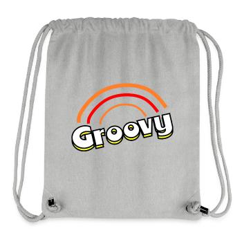 Groovy 70s - Stanley/Stella Recycled Gym Bag - heather grey - Front