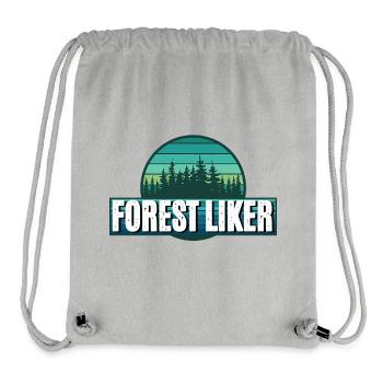 Forest Liker - Stanley/Stella recycelter Gym Bag - Grau meliert - Vorne
