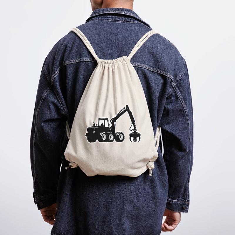 Silhouette de moissonneuse Sac à cordon recyclé Stanley/Stella