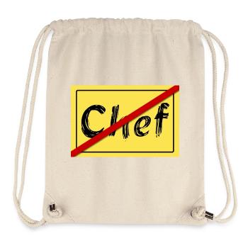 Ex-Chef - Stanley/Stella recycelter Gym Bag - Naturweiß - Vorne