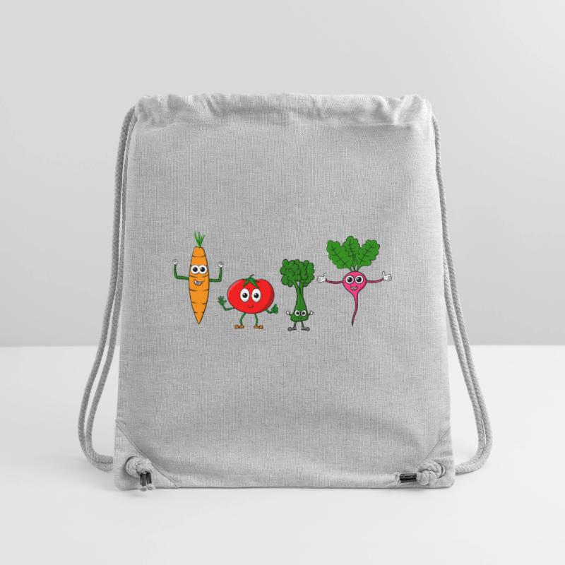 Vegetable figures posing Stanley/Stella Recycled Gym Bag