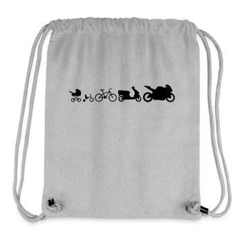 Motorrad Evolution em582 - Stanley/Stella recycelter Gym Bag - Grau meliert - Vorne