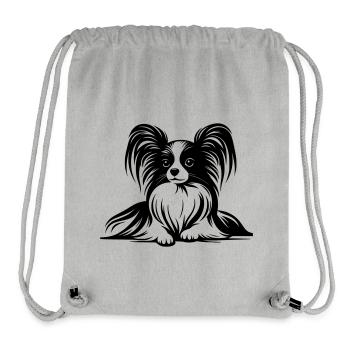 Papillon - Stanley/Stella recycelter Gym Bag - Grau meliert - Vorne