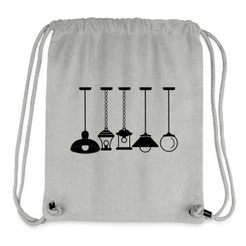 Hängelampen und Leuchten - Stanley/Stella recycelter Gym Bag - Grau meliert - Vorne