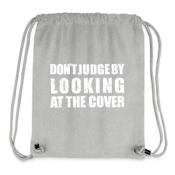 Cover LOOK : Aussehen Respekt Toleranz used look - Stanley/Stella recycelter Gym Bag - Grau meliert - Vorne