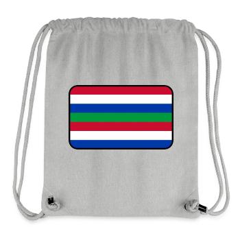 Schier Flag Logo – Island Wear - Stanley/Stella Recycled Gym Bag - heather grey - Front