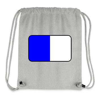Spa Flag Emblem - Stanley/Stella Recycled Gym Bag - heather grey - Front