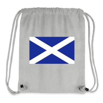 Scotland flag - Stanley/Stella Recycled Gym Bag - heather grey - Front