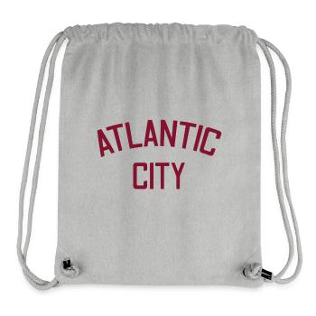 Atlantic City - Est. 1854 - New Jersey - USA - Stanley/Stella recycelter Gym Bag - Grau meliert - Vorne