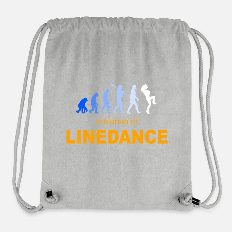 Evolution of Linedance - Stanley/Stella Recycled Gym Bag - heather grey