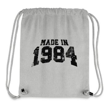 Made in 1984 - Stanley/Stella Recycled Gym Bag - heather grey - Front