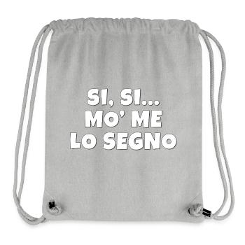 Ich markiere es, wie nicht? Eine Zeile aus einem Kultfilm - Stanley/Stella recycelter Gym Bag - Grau meliert - Vorne