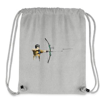 Bogenschütze - Stanley/Stella recycelter Gym Bag - Grau meliert - Vorne