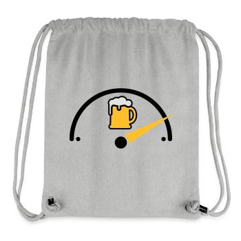 Bier full - Stanley/Stella Recycled Gym Bag - heather grey - Front