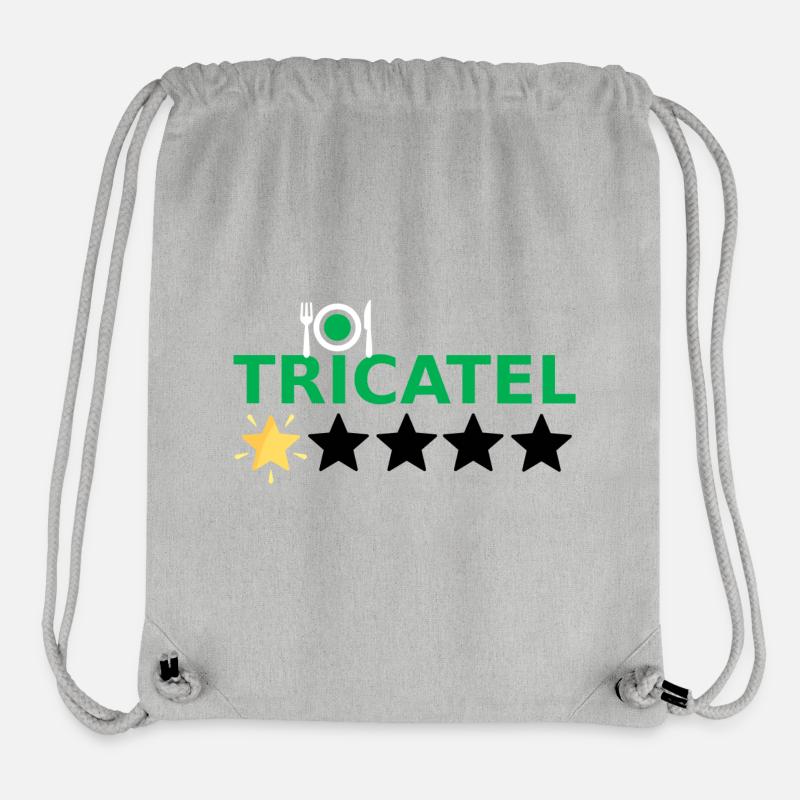 Tricatel - Sac à cordon recyclé Stanley/Stella - gris chiné