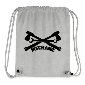 OUTILS MÉCANIQUES - Sac à cordon recyclé Stanley/Stella - gris chiné - Devant